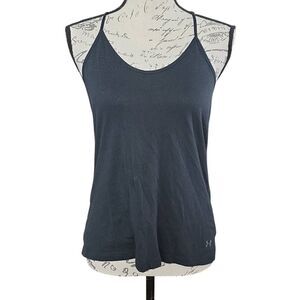 Under Armour Women's Size Small Black Skinny Strap Racerback Tank Top